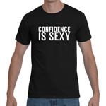 Black "CONFIDENCE IS SEXY" T-Shirt